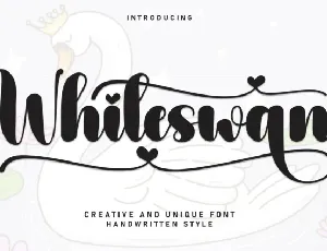 Whiteswan Script font