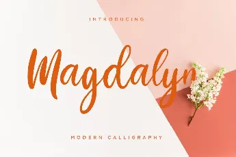 Magdalyn font