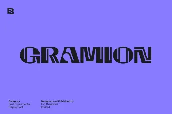 Gramion font