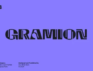 Gramion font