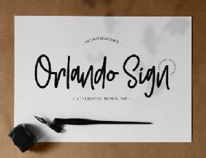 Orlando Handwritten font
