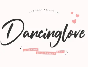 Dancinglove font