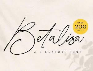 Betalisa Free font