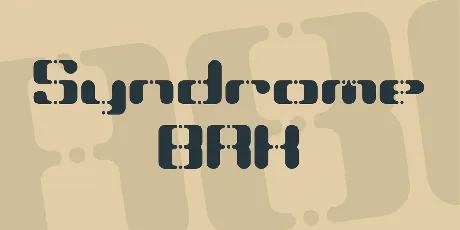 Syndrome BRK font