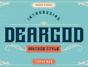 Deargod font