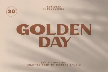 Golden Day Serif font