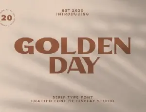 Golden Day Serif font