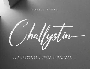 Challystin font