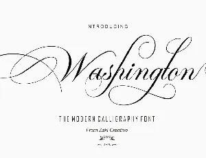 Washington font