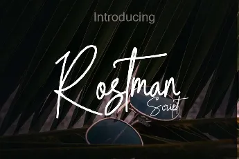 Rostman Script font