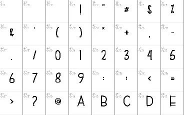 Hotabe font