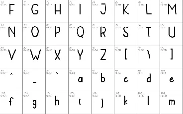 Hotabe font