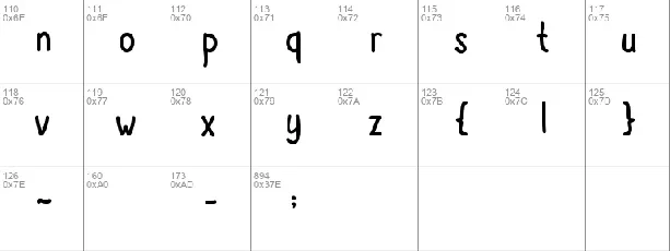 Hotabe font