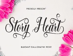 Story Heart font
