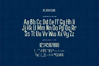 Rocketeers font