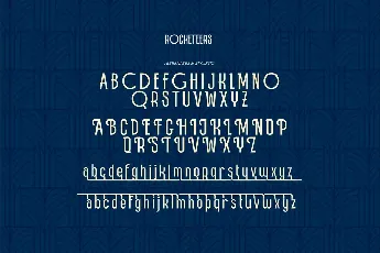 Rocketeers font