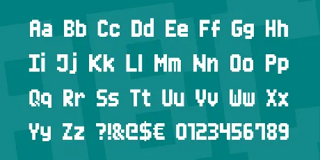 Mini Pixel-7 font