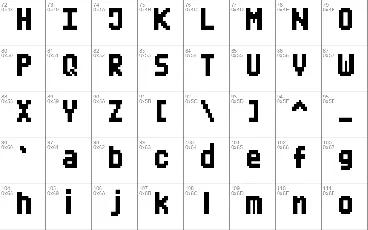 Mini Pixel-7 font