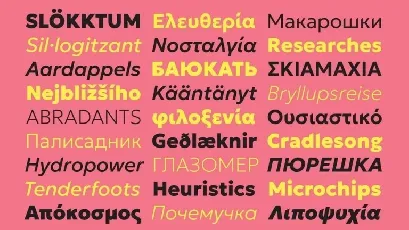 Geologica Family font