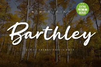 Barthley Script font