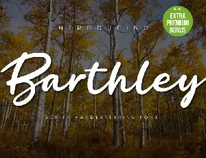 Barthley Script font