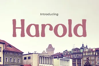 Harold font