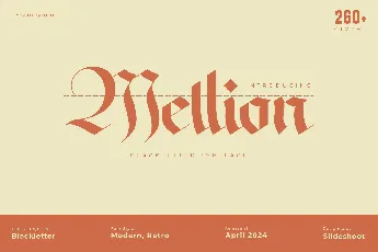 Mellion font