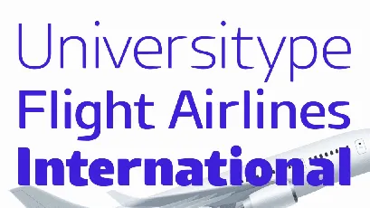 UT Airlines Demo font