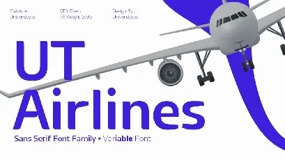 UT Airlines Demo font