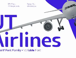 UT Airlines Demo font