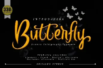 Butterfly Script font