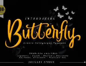 Butterfly Script font