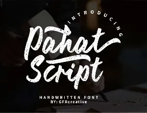 Pahat Script font