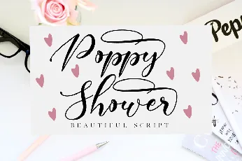 Poppy Shower font