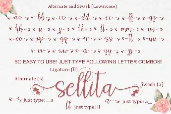 vellia - Personal Use font