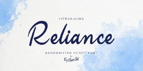 Reliance font