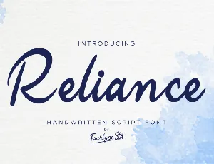 Reliance font