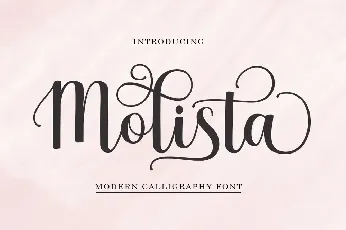 Molista Script font