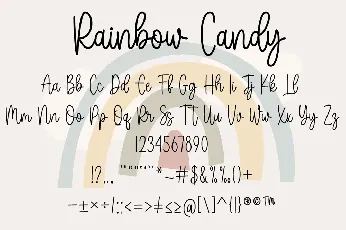 Rainbow Candy font