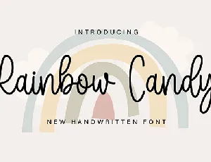 Rainbow Candy font