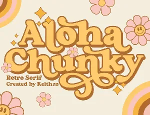 Aloha Chunky font