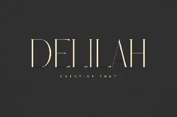 Delilah font