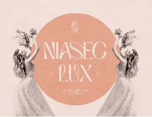 Niasec Lux Typeface font