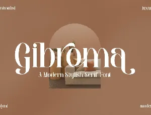 Gibroma font