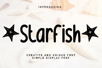 StarFish Display font