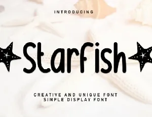 StarFish Display font