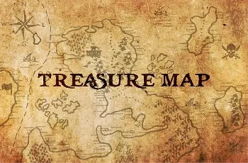 Treasure Map font