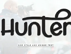 Hunter Display font