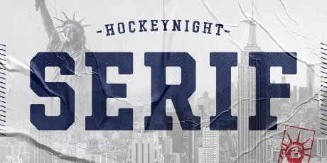 Hockeynight font