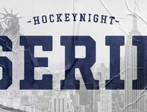 Hockeynight font